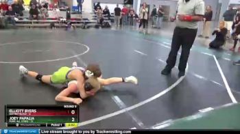 96 lbs Round 5 (6 Team) - Joey Papalia, MJWL All Stars vs Elliott Byers, Daytrip Black