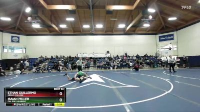 125 lbs Semifinal - Ethan Guillermo, Menlo College vs Isaiah Miller, Cal Poly Humbolt