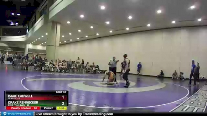 138 lbs Round 7 (10 Team) - Drake Rennecker, Ohio Titan Blue vs Isaac ...