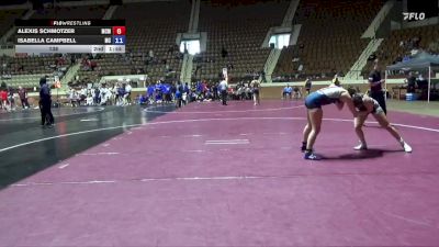 145 lbs Round 1 (8 Team) - Madeline Kubicki, Presbyterian vs Emma Coyle, Schreiner University