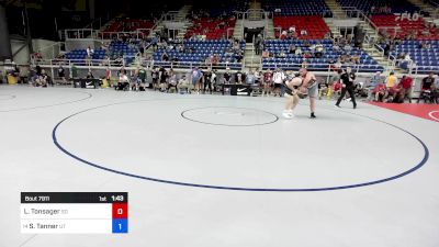 215 lbs Cons 16 #1 - Luke Tonsager, SD vs Sam Tanner, UT