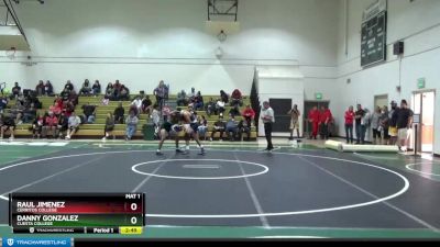 133 lbs Cons. Round 2 - Danny Gonzalez, Cuesta College vs Raul Jimenez, Cerritos College