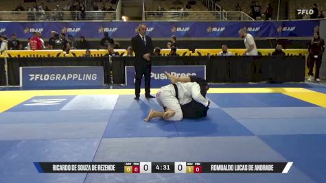 Romualdo Lucas De Andrade vs Ricardo De Souza De Rezende 2026 Pan Jiu Jitsu IBJJF Championship
