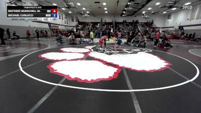 113 lbs Quarterfinal - Matthew Murschell Jr., Seagull Wrestling Club vs Michael Carlucci, Morris Hills