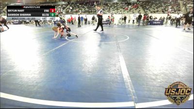 45 lbs Consolation - Skylin Hart, Kiefer Youth Wrestling Club vs Dawson Sherrin, Bridge Creek Youth Wrestling