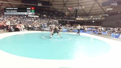 Boys 4A 157 lbs 1st Place Match - Isac Deonigi, Tahoma vs Andrew Gray, Battle Ground