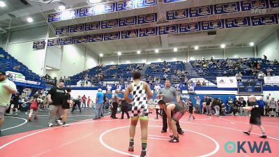 130 lbs Rr Rnd 3 - Michael Lonechief, Pawnee Peewee Wrestling vs Aiden Scoggins, Standfast