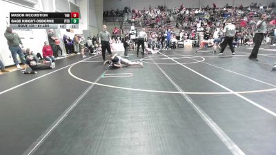 64 lbs Consi Of 8 #2 - Mason McCuistion, Tiger Trained Wrestling vs Gage Knight-Osborne, Pitbull Wrestling Academy