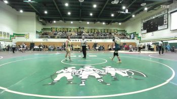 215 lbs Champ. Round 2 - Levi Means, Yucaipa vs Connor Funt, Peninsula