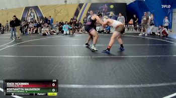 215 lbs Round 2 (8 Team) - Knox Mckibben, Warner Elite vs Kostiantyn Saldatkov, Nashville Catholic