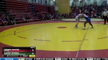 174 lbs Champ. Round 1 - Randry Mugisha, North Iowa Area Community College vs Andrew Shaffer, Dubuque