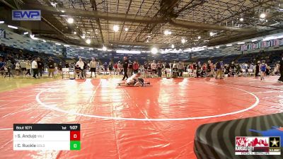 92 lbs Rr Rnd 2 - Santino Andujo, Valiant Wrestling Club vs Cade Ruckle, Gold Rush Wrestling