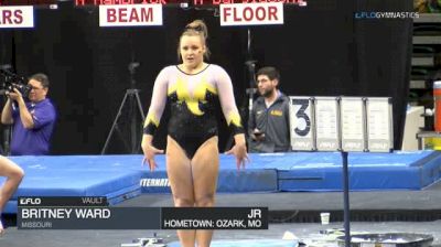 Britney Ward - Vault, Missouri - GymQuarters Invitational (NCAA)