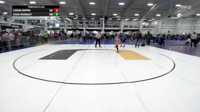 52 lbs Round Of 32 - Logan Rappa, Top Flight Wrestling Academy vs Cole Hoadley, Bristol