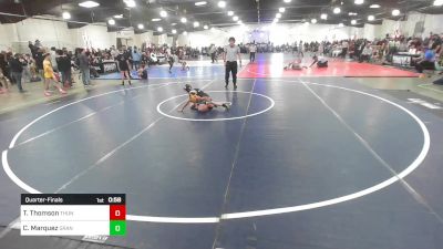 58 lbs Quarterfinal - Tristan Thomson, Thunder RTC vs Cyborg Marquez, Grant County Elite