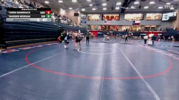 215 lbs Quarterfinal - Madden Morgan, Episcopal High School- Houston (TX) vs Owen Manshack, Conroe Caney Creek