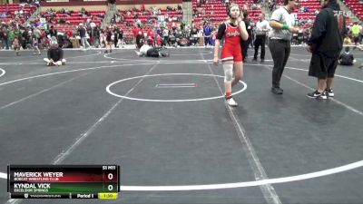 130 lbs Round 3 - Maverick Weyer, Bobcat Wrestling Club vs Kyndal Vick, EXCELSIOR SPRINGS