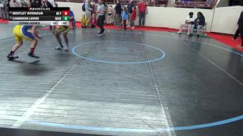 125_B lbs Consolation - Bentley Ritenour, Mt.Pleasant vs Cameron Lewis, Woodland Hills