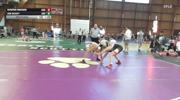 135 lbs 5th Place - Hunter Berger, Golden Backs Mtc vs Joe Scott, Superior