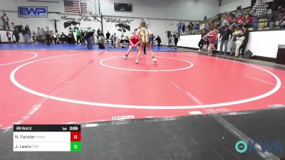 105 lbs Rr Rnd 2 - Neal Fansler, Verdigris Youth Wrestling vs Jason Lewis, Tiger Trained Wrestling