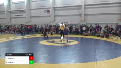 90-S lbs Quarterfinal - Jayce Nixon, OH vs Lucas Layne, FL