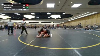 120 lbs Semifinal - Riley Butzen, Evwc vs Kaiden Lim, War Room