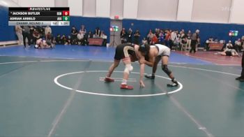 144 lbs Champ. Round 3 - Jackson Butler, Bishop McCort vs Adrian Arbelo, St Augustine