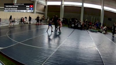 67-73 lbs Cons. Semis - Peyton Potter, Wyoming vs Skyler Reagan, Washington