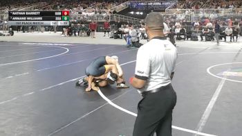 150 3A 1st Place Match - Nathan Barrett, Harmony vs Armand Williams, South Dade