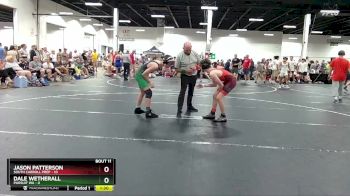 113 lbs Round 4 (6 Team) - Jason Patterson, South Carroll Prep vs Dale Wetherall, Pursuit WA