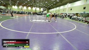 190 lbs Cons. Round 3 - Aiden Robeson, Smithville vs Graham Bennett, Ozark