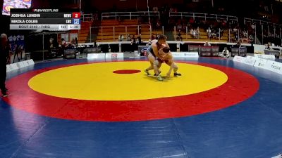 74kg Semifinal - Joshua Lundin, Mountain Edge Wrestling Club vs Nikola Coles, London-Western Wrestling Club
