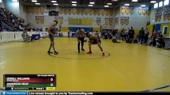 145 White 1st Place Match - Anderson Heap, Osceola vs Jewell Williams, Jensen Beach