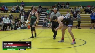 190 lbs Cons. Round 3 - Paul Tepley, Cvca vs Kallen Whitling, Highland (medina)