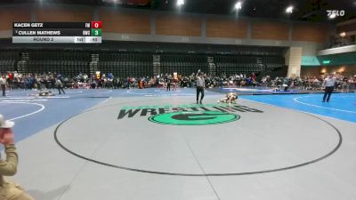82-89 lbs Round 2 - Cullen Mathews, Buckaroo Wrestling Club vs Kacen Getz, Fernley WC