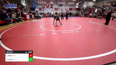 55 lbs Rr Rnd 5 - Elijah Mote, Bartlesville Wrestling Club vs Hunter Osburn, Jay Wrestling Club