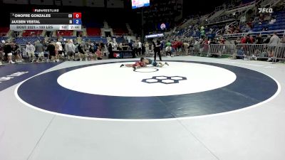 100 lbs Quarters - Onofre Gonzales, CO vs Jaxsen Vestal, IA