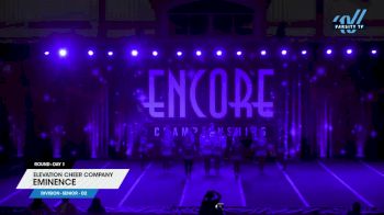 Elevation Cheer Company - Eminence [2024 L4 Senior - D2 Day 1] 2024 Encore Concord Showdown