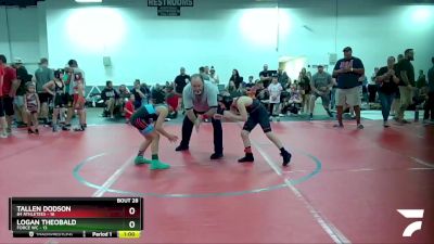 68 lbs Round 7 (8 Team) - Tallen Dodson, 84 Athletees vs Logan Theobald, Force WC