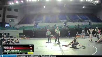 70 lbs Round 1 (3 Team) - Kalan Sims, Cane Bay Cobras vs Michael Sprovack, Summerville Takedown Club