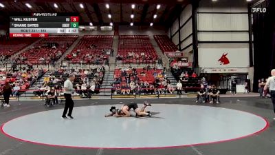 165 lbs Cons. Semi - Will Kuster, Drury vs Shane Bates, Indianapolis