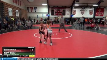 4 lbs Semifinal - Ethan Pieper, Fort Madison Wrestling Club vs Rhett Gilliam, Mediapolis Wrestling Club