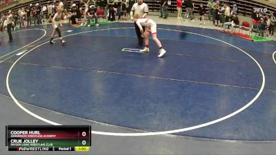 97 lbs Semifinal - Crue Jolley, Payson Lions Wrestling Club vs Cooper Hurl, Sanderson Wrestling Academy