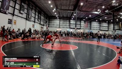 90 lbs Finals (4 Team) - Kyle Link, PIT BULL WRESTLING ACADEMY vs Arlo Duren, NORTH CAROLINA WRESTLING FACTORY