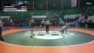 1A-4A 150 Cons. Round 3 - Brayton Johnson, North Sand Mountain vs Brady Butler, Brooks