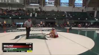 125 lbs Semifinal - Bryce West, Northern Illinois vs Brock Bergelin, Central Michigan