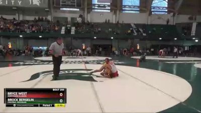 125 lbs Semifinal - Bryce West, Northern Illinois vs Brock Bergelin, Central Michigan