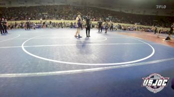 120 lbs Semifinal - Jacobi Harris, Sulphur Youth Wrestling Club vs Caden Russell, Team Tulsa Wrestling Club