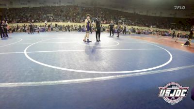 120 lbs Semifinal - Jacobi Harris, Sulphur Youth Wrestling Club vs Caden Russell, Team Tulsa Wrestling Club