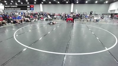 113 lbs Brody Compau, Team Michigan Blue vs Blackburn Savage, Ohio Gray